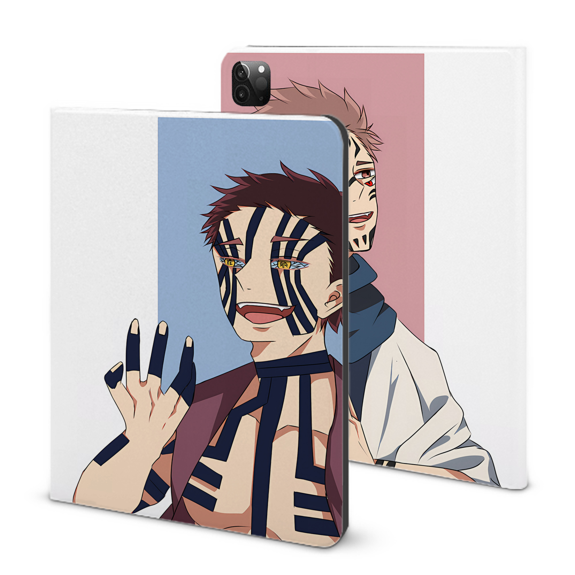 （画像用） 呪術廻戦 Jujutsu Kaisen IPadケース ペンホルダー付き ブックスタイルデザイン